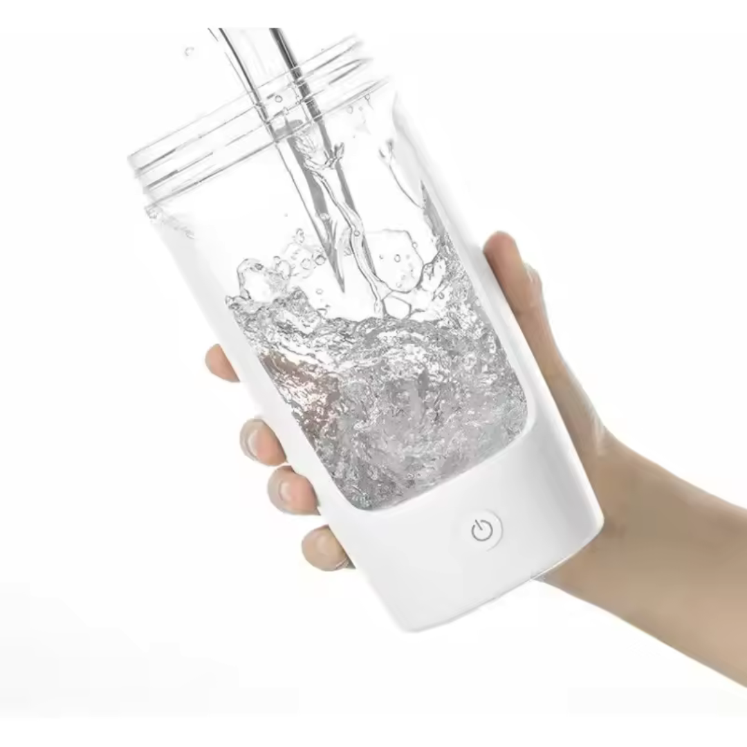 Vaso Mezclador Eléctrico Portátil Recargable por USB – Batidor de Proteína y Shaker