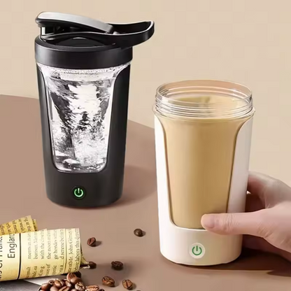 Vaso Mezclador Eléctrico Portátil Recargable por USB – Batidor de Proteína y Shaker